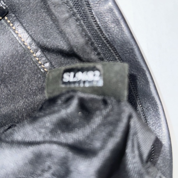 Vintage Fossil 10” bucket cross body purse black - Picture 4 of 7